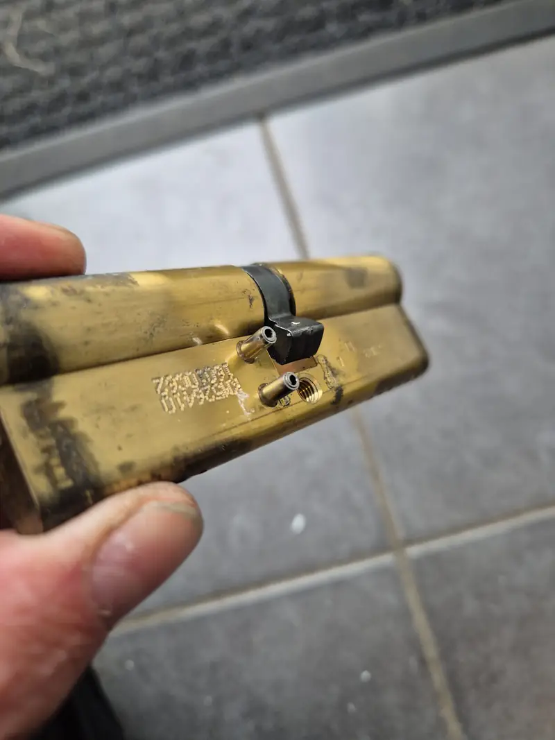 Older door lock repaired and made reliable again during a Leeds call-out